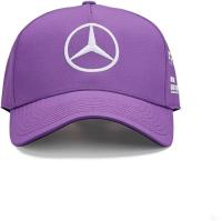 🧢 GORRA MERCEDES-AMG PETRONAS F1 MORADA – EDICIÓN ESPECIAL 🟣🏁LOGOS MONSTER, GRAN TURISMO Y FTX - details 3