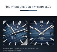 Reloj De Diversión CADISEN Retro Lujo Esmeralda NH35A Diseñador Alemán Para Hombre Automático Mecánico 10Bar Impermeable Luminoso - details 10