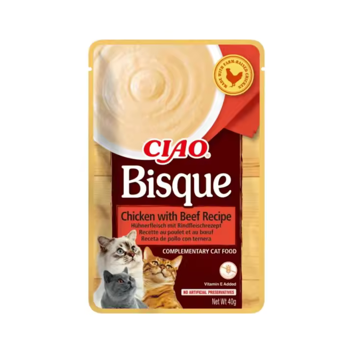 Ciao Bisque Pollo y res 40gr - 1