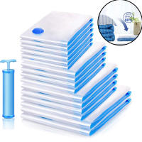 Bolsas De Almacenamiento a Vacío Para Ropa Y Colchones 7/8PCS Ahorro De Espacio Organizador Comprimido Ecológico Rectangular - details 0