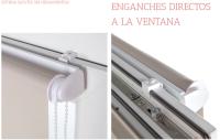 ECOMMERC3  Estor Enrollable Easyfix Opaco Liso Varios Tamaños - Estor Opaco SIN HERRAMIENTAS Varios Colores - Estor SIN TALADRO para todo tipo de Ventanas - details 1
