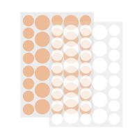 Parches Circulares Transparentes Y De Color De Piel HUA HUA 720PCS Para Acné Skincare Stickers Cubiertas Para Manchas Faciales Herramientas De Maquillaje - details 3