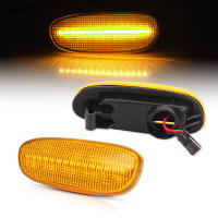 2PCS Luz De Señal Dinámica LED Para Subaro Impreza GC GM GF 1993-2001 Lámparas De Fender Con Indicadores Laterales Color Amarillo - details 0