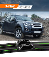 2pcs Limpiafronteras Delantero Para Isuzu D-Max 2002-2023 Limpiafronteras Delantero De Banda Natural De Goma Accesorios De Ventana - details 0