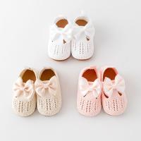 Zapatos Para Bebé Niña Fly Knit Alta Calidad Suela TPR Antideslizante Transpirable Suave Algodón Primavera Otoño Lazo Encantador Para 0-9-18M F235 - details 4