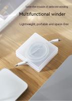 Organizador De Cables Portátil Transparente Gestor De Correas USB Monopatín Retráctil Soporte Para Teléfono Almacenamiento Protector De Cable - details 0
