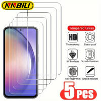 NNBILI 5Pcs Protector De Pantalla Para Samsung A55 A15 A54 A34 A13 A14 A53 A52 A12 A33 A52S A32 A35 A71 A72 A51 A22 S10E Vidrio Templado Anti-Choque Anti-Huellas Definición Alta - details 0