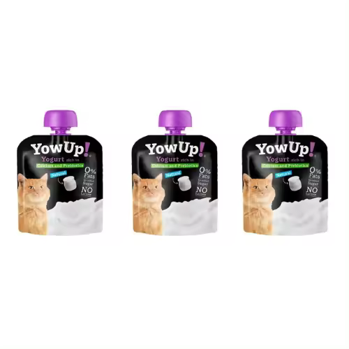 Yowup! Yogurt Natural Para Gatos Pack 3 Uds 85 Gr - 1
