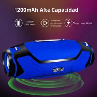 Altavoz Bluetooth inalámbrico, Portátil con graves potentes y subwoofer estéreo, Compatible con microSD, MP3, Radio FM - details 1