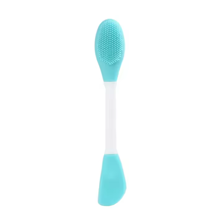 Cepillo De Limpieza Facial De Silicona Yunduogirl 1Pcs Doble Cabeza Herramienta De Limpieza Para Mujeres Aplicador De Película De Arcilla Limpiador De Poros - 1