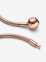 Pandora - Collar de Cadena de serpiente Moments - Baño de Oro Rosa de 14 K - details 0