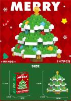 Regalos De Navidad Serie De Bloques De Construcción Santa Claus Y Reňedos Juguete De Montaje Para Mesa Decoración Juguetes Educativos Para Niños - details 5