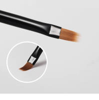 Pincel De Arte Para Uñas Con Mango De Madera Redondo Ombre 1Pc Pincel De Gel UV Polvo De Acrílico Dibujo De Uñas En Color Gradiente - details 3