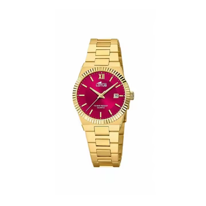 RELOJ LOTUS FREEDOM  BURDEOS CORREA DE ACERO INOXIDABLE 316L, MUJER - 18840/2 - 1