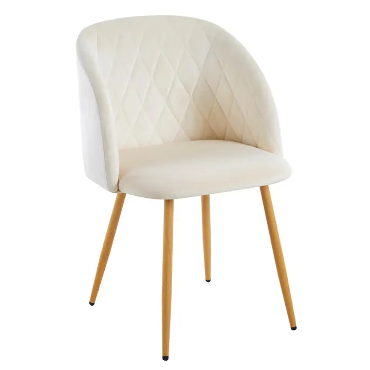 Silla Velt Terciopelo - Beige - 1