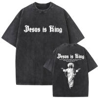 Camiseta Oversize Vintage Lavada De Jesus Perdonenles Padre Para Hombres Y Mujeres Estilo Gótico Rock Camisetas Tops De Calle - details 28