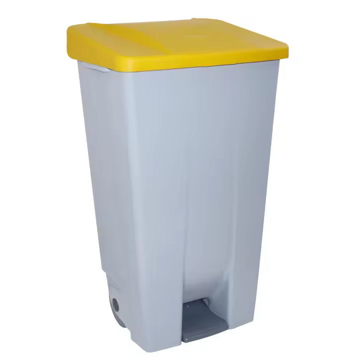 Denox Contenedor Selectivo 120 Litros con Tapa y Ruedas - 1
