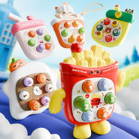 Juguete Educativo Para Niños Mini Whack-a-Mole De Coordinación Ocular-Motora Color Aleatorio Juguete De Decompresión Para Dedos - details 0