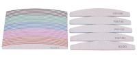 Set De 5/10 Pcs Archos De Uñas Profesionales Con Papel De Herramientas De Manicura 150/180 Y Forma De Media Luna Verde - details 11