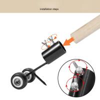 Lijador De Césped Portátil Ajustable Sin Necesidad De Doblarse Herramienta De Jardinería Para Eliminar Malas Hierbas Y Cortar Césped - details 2