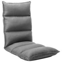vidaXL Tumbona de suelo plegable de tela en color Marrón/Taupé/Negro y más - details 6