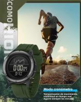 Reloj Digital SANDA Con Correa De Nylon Multifuncional Resistente Al Agua Para Estudiantes Reloj Deportivo Militar Con Alarma Y Pantalla LED - details 4