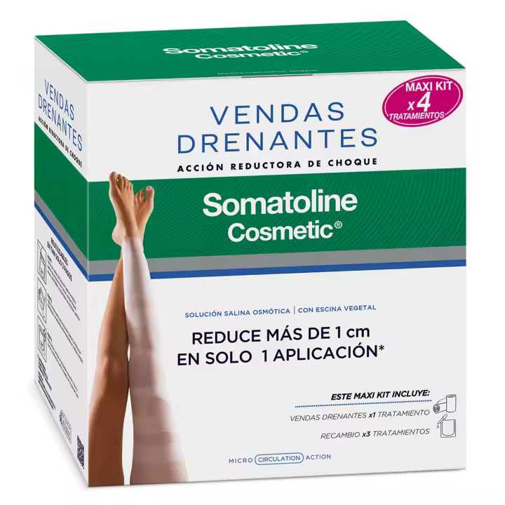 SOMATOLINE COSMETIC Vendas drenantes MAXI KIT Lote 4 pz - 1