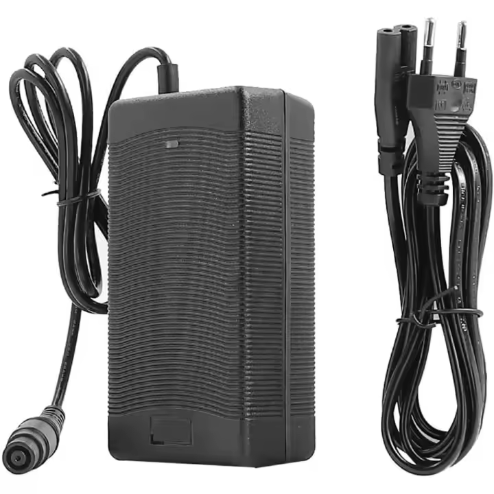 HORO.ES Cargador Patinete Xiaomi 4 Pro Plus, 4 Pro MAX, 5 MAX y Segway-Ninebot F3 D, F3 PR0 D, Cargador Patinete Electrico 54.6V - 1
