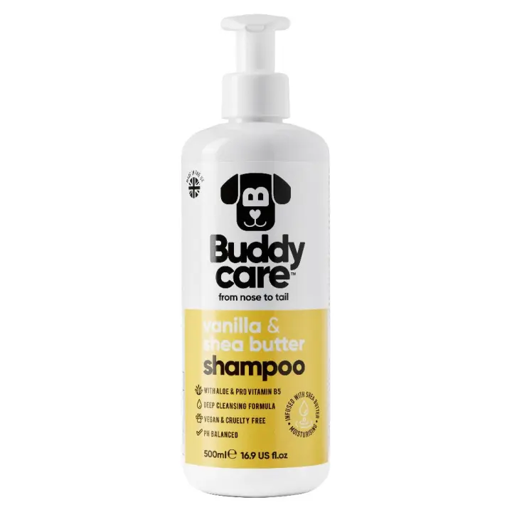 Vanilla & Shea Butter SHAMPOO Buddycare (500ml) - 1