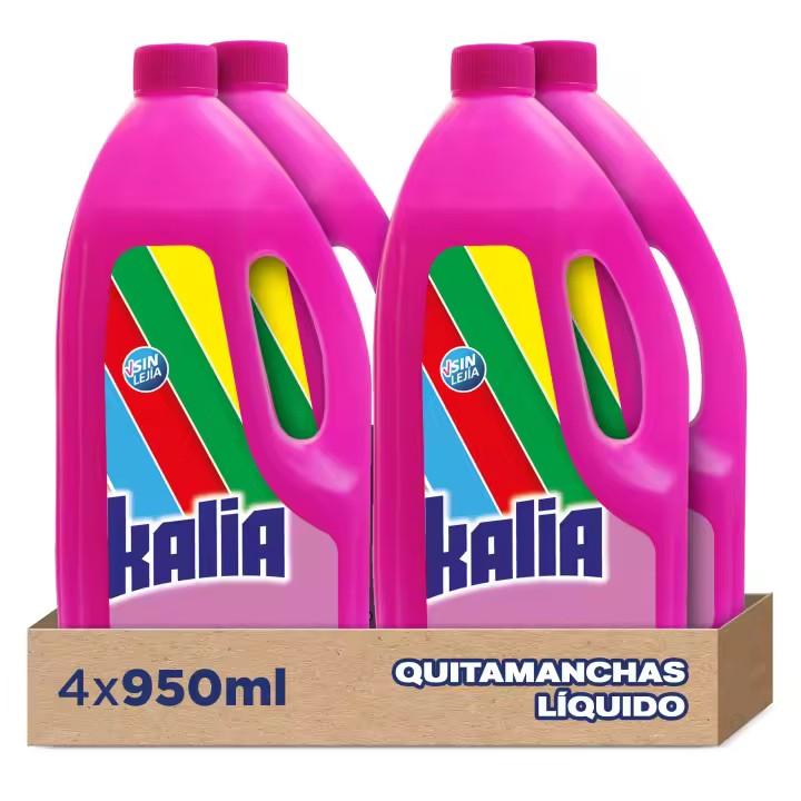 Quitamanchas para la ropa Kalia Líquido 4x950ml - 1