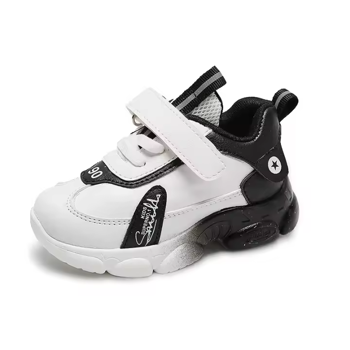 Zapatos Deportivos Casuales Para Niños Tallas 20-31 Antideslizantes Transpirables Con Suela Suave Para Correr Para Niñas Y Niños - 1