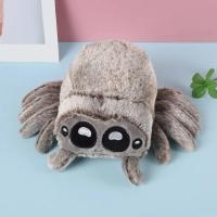 Muñeco De Peluche Lucas Friend Araña Negra Y Blanca Juguete Suave Para Decoración Del Hogar Y Regalo De Halloween Para Niños - details 3