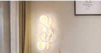 Lámpara De Pared Minimalista Moderna Para Sala De Estar Y Dormitorio Luz LED Interior Blanca Negra Decoración De Pasillo Iluminación AC90V-260V - details 12