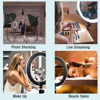Anillo De Luz LED Para Selfie 26cm Con Trípode Y Soporte Para Teléfono Iluminación Fotografía Para Video De TikTok Maquillaje - details 6