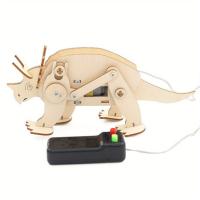 Kit De Juguetes STEM Dinosaurio Para Niños Puzzle 3D De Madera Modelo De Robot Proyectos Educativos Científicos DIY - details 6