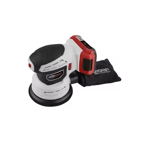 Lijadora excéntrica worgrip pro litio 125mm 20v - 1