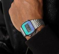 Reloj digital unisex Casio A168WER-2A 7 años batería cronómetro Luz - details 1
