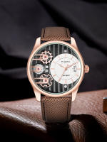 Reloj De Cuarzo Para Hombre TOMI Con Correa Desmontable Estilo Negocios Y Sencillo Caja De Regalo De Fiestas Material De Pulsera PU Calendario Completo Resistente Al Agua - details 27