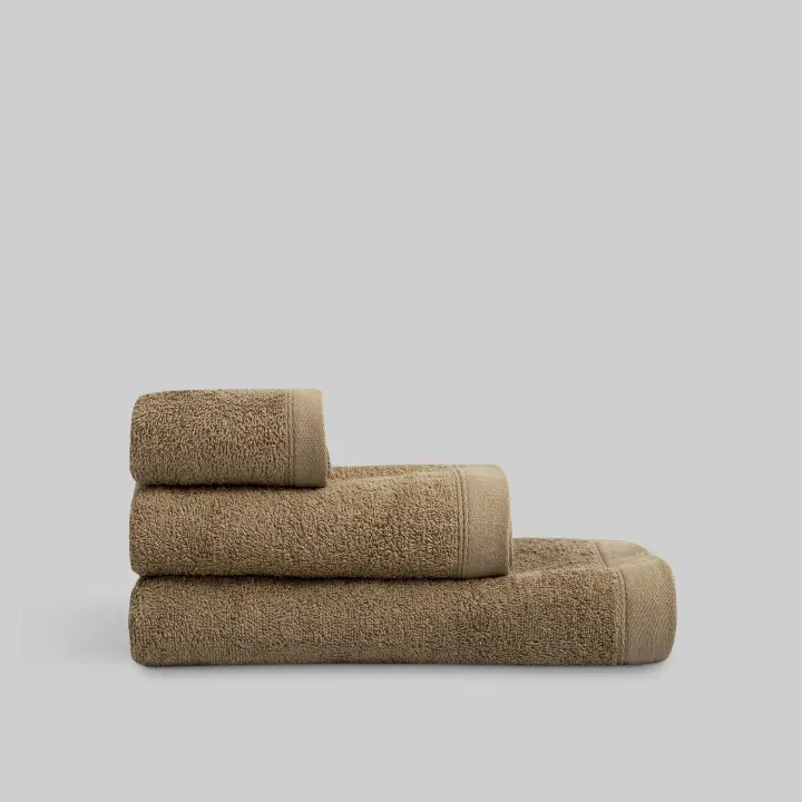 Llartextil Toallas de Algodón Classic 500 Gr Visón Sensación de Spa - 1