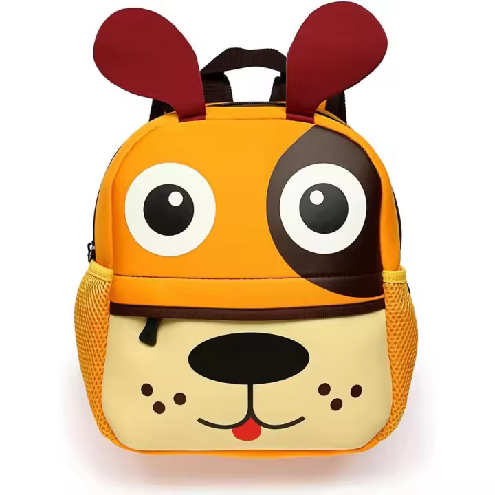 Mochipa para niños Pequeños, mochara Escolar para Bebe, Niño y Niña, mochita Bonita de neopreno con Diseños animados para niños (A) - 1