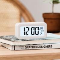 Reloj De Alarma Digital Con Luz LED Y Temperatura Reloj De Mesa Bajo Ruido Para Cama Reloj Electrónico Con Función Snooze 12/24H - details 4