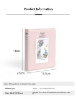 Álbum De Fotos Instax Mini 64 Pockets Para Fujifilm Instax Mini 12/11/9 Álbum De Boda Para Película De Fotos Instax Tipo Interleaf - details 2