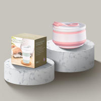 Taza De Viaje Colapsable De Silicona 350ml/500ml Para Camping Y Deportes Con Tapa Para Cocina Y Comedor Taza De Café Reutilizable - details 10