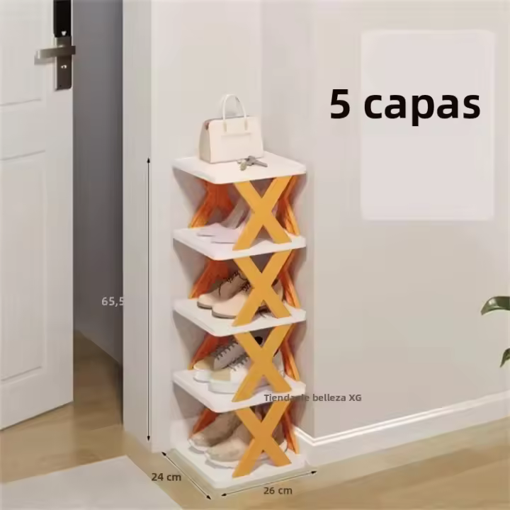 Nuevas Organizadoras De Zapatos Racks Desmontables Ahorrador De Espacio Para El Hogar Con Multiple Capas Estante Simplicidad Para Zapatos Armario De Color - 1