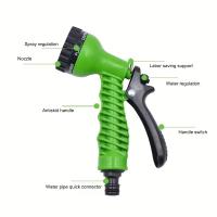 Pistola De Riego Para Jardín Multiusos De Alta Presión Plástico Para Riego De Vegetales Y Jardín Herramienta De Jardinería - details 2