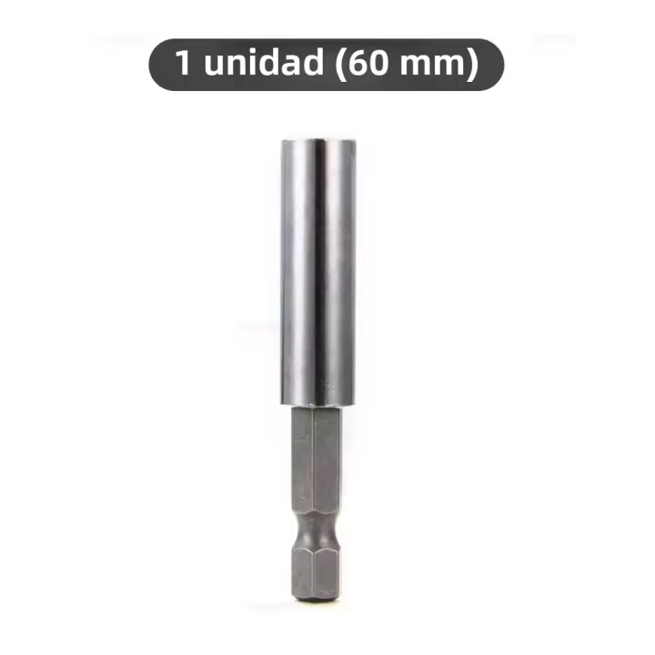 STONEGO Adaptador De Bit De Combinación Con Imán 60mm 1/4 Pulgada Rosca Hexagonal Soporte De Puntas De Destornillador Magnético - 1
