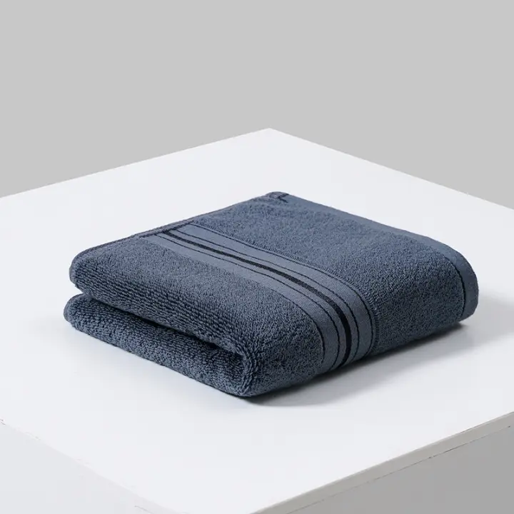 Toalla de algodón puro de clase A, toalla facial de algodón peinado, suave y absorbente, varios colores disponibles, logotipo bordado, toalla de gran venta - 1