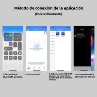 Cadena De Luces LED RGBIC Bluetooth Con Batería Operada Dreamcolor Smart Fairy Luz Para El Hogar Autónoma Y Decorativa - details 6