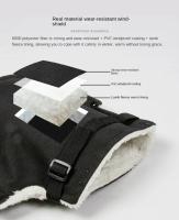 Cubierta De Manillar Para Motocicleta En Invierno Impermeable Y Resistente Al Viento Caliente Y Seguro Para Conducción En Clima Nieve - details 2