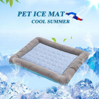 Alfombra De Enfriamiento Para Perros Y Gatos Alfombra De Sueño Para Mascotas Material De Seda Hielo Suave Y Transpirable Para Verano Tamaño S/M/L Peso Ligero - details 0